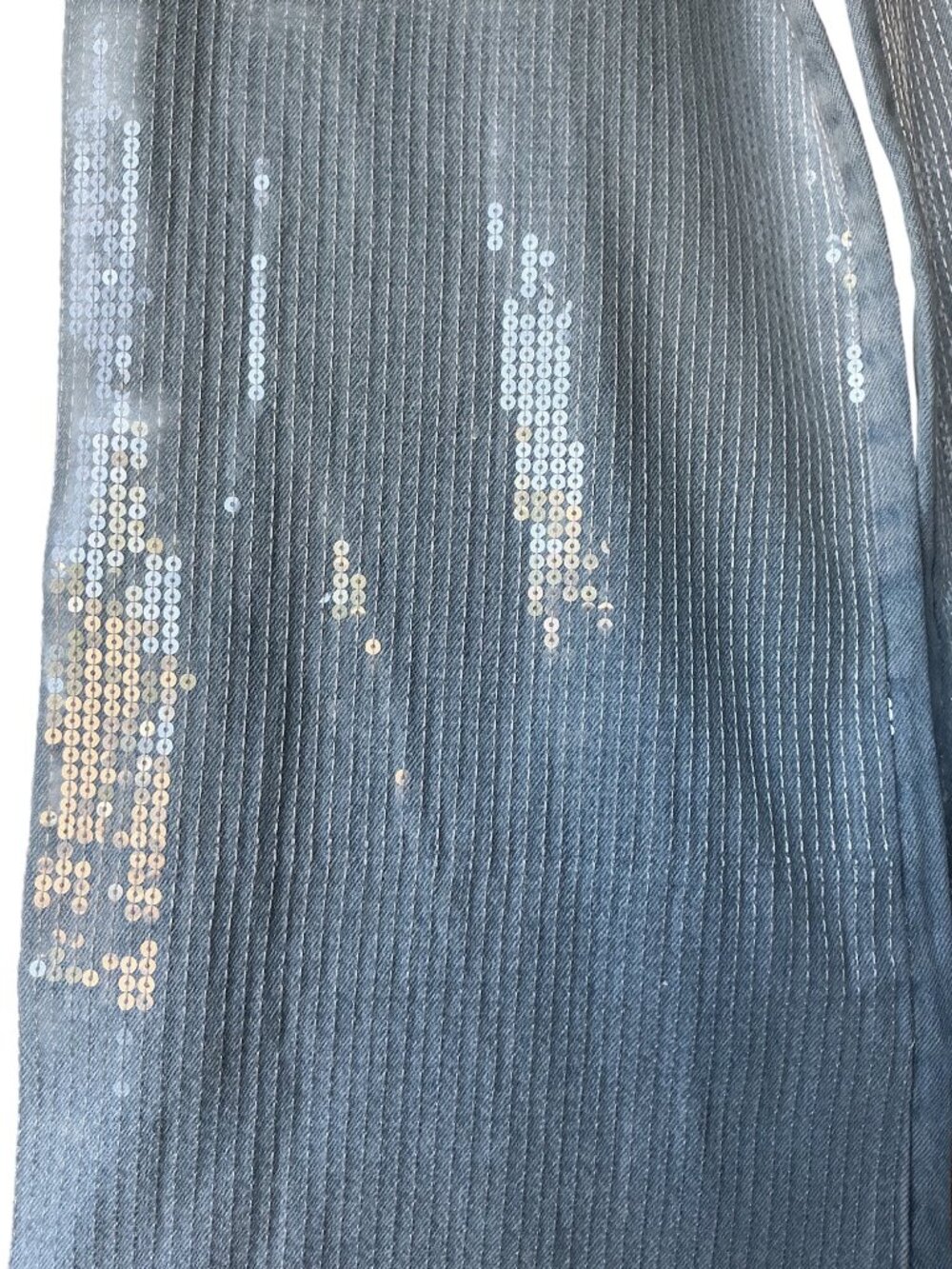 Pilcro Sequin Skater High-Rise Wide-Leg Jeans Size 27 New - Picture 15 of 16